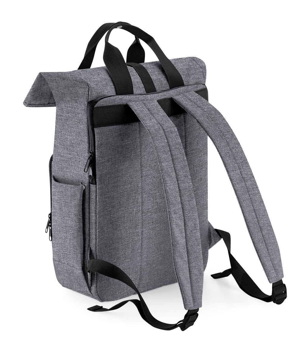 Bagbase Recycled Twin Handle Roll-Top Laptop Backpack