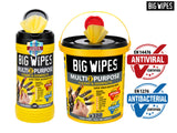 Big Wipes Multi-Purpose Pro+ Antiviral Wipes (Bucket 300)