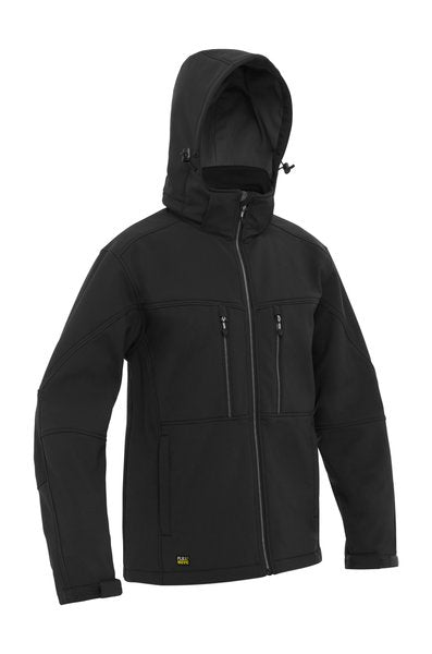 Bisley Jacket Flx & Move™ Ripstop Softshell Jacket 320gsm #colour_black