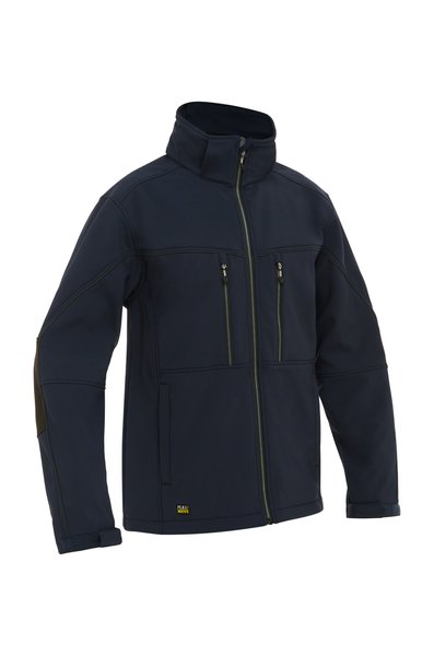 Bisley Jacket Flx & Move™ Ripstop Softshell Jacket 320gsm #colour_navy