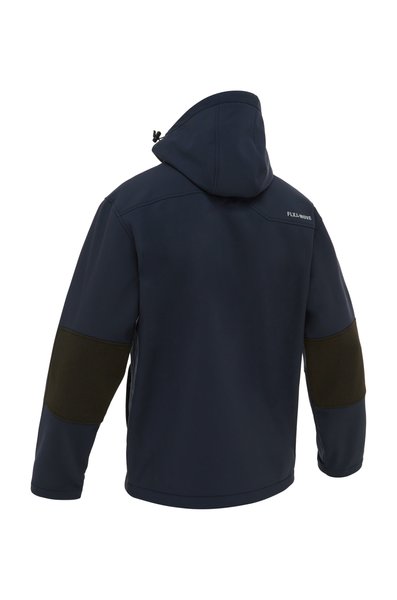 Bisley Jacket Flx & Move™ Ripstop Softshell Jacket 320gsm #colour_navy