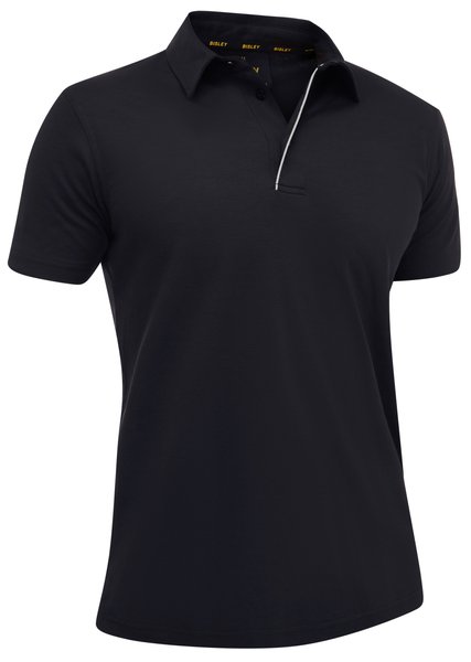 Bisley Polo Short Sleeve Cotton/Polyester #colour_black