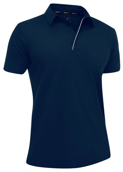 Bisley Polo Short Sleeve Cotton/Polyester #colour_navy