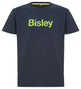 Bisley Tee Logo Cotton 160gsm #colour_navy