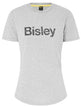 Bisley Women's Cotton Logo Tee 160gsm #colour_grey