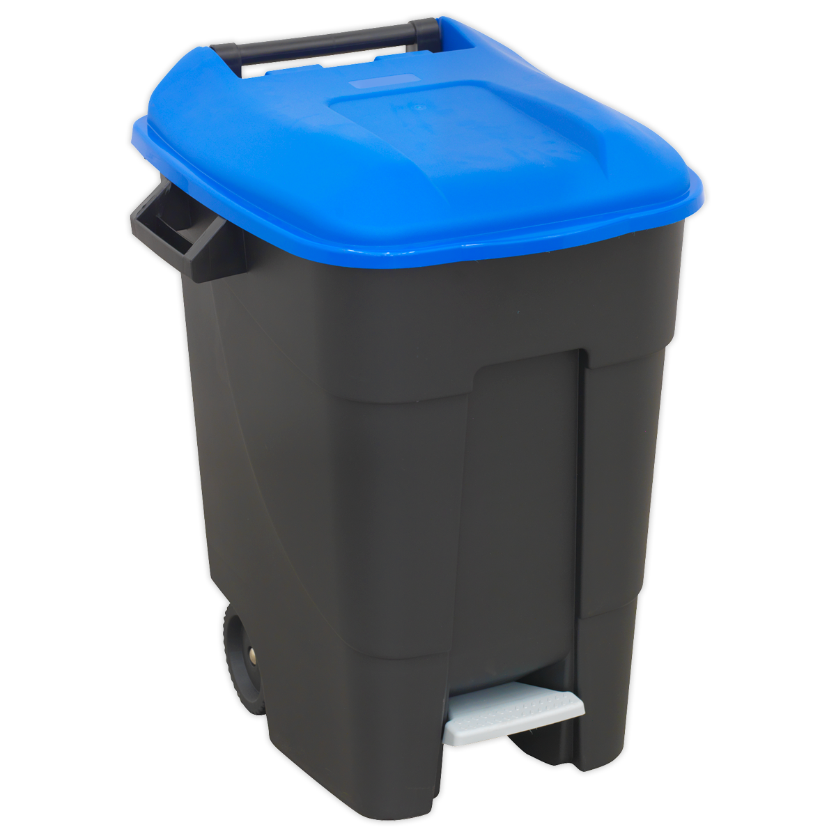 Sealey Refuse/Wheelie Bin with Foot Pedal 100L - Blue