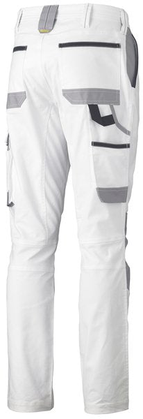 Bisley Pants Cargo Cotton Contrast Painters 280gsm Regular #colour_white