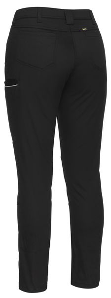 Bisley Womens Trouser Mid Rise Stretch 280gsm #colour_black