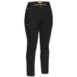 Bisley Womens Trouser Mid Rise Stretch 280gsm #colour_black