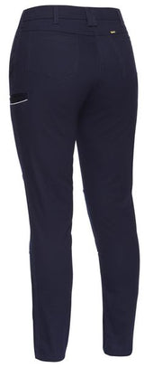 Bisley Womens Trouser Mid Rise Stretch 280gsm #colour_navy