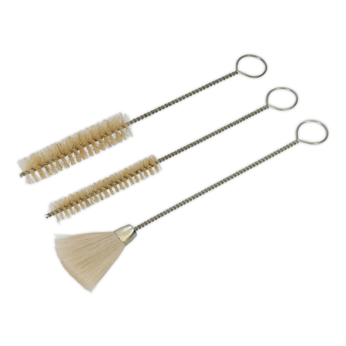 Sealey Spray Gun Cleaning Brush Set 3pc