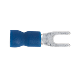 Sealey Easy-Entry Fork Terminal Ø3.7mm (4BA) Blue Pack of 100