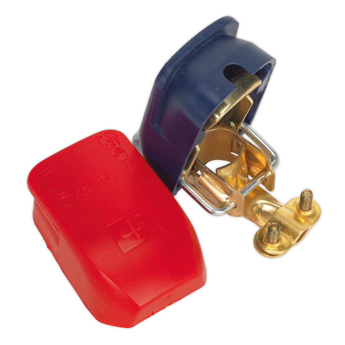 Sealey Quick Release Battery Clamps Positive-Negative Pair