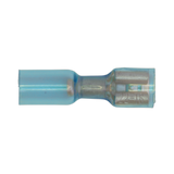 Sealey Heat Shrink Push-On Terminal 6.4mm Female Blue Pack of 25