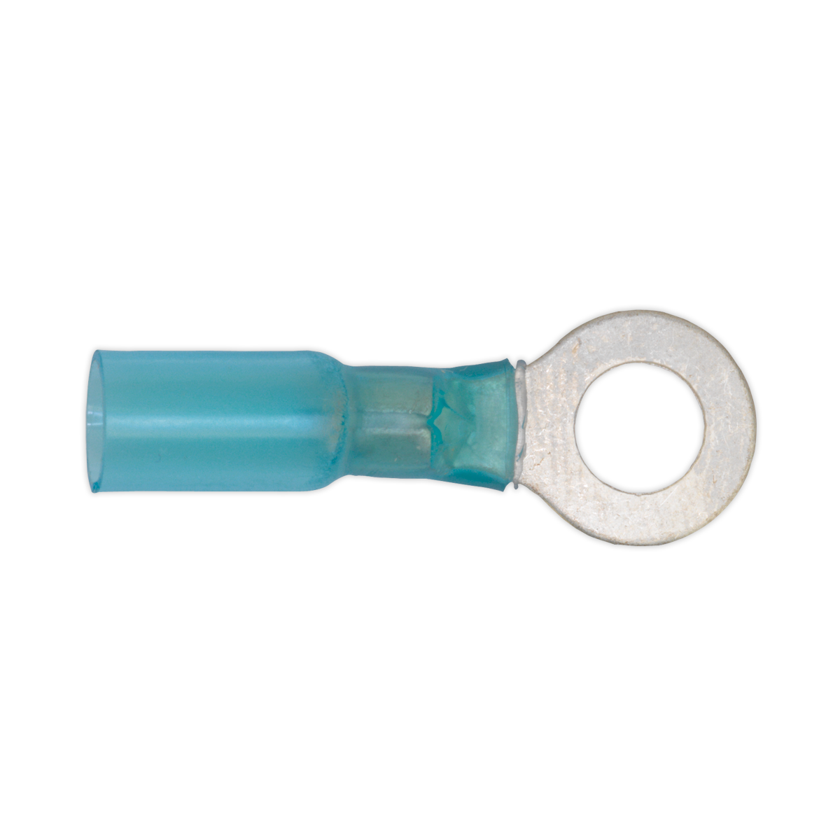 Sealey Heat Shrink Ring Terminal Ø8.4mm Blue Pack of 25