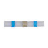 Sealey Heat Shrink Butt Connector Solder Terminal 16-14 AWG Blue Pack of 25