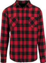 Build Your Brand Checked Flannel Shirt