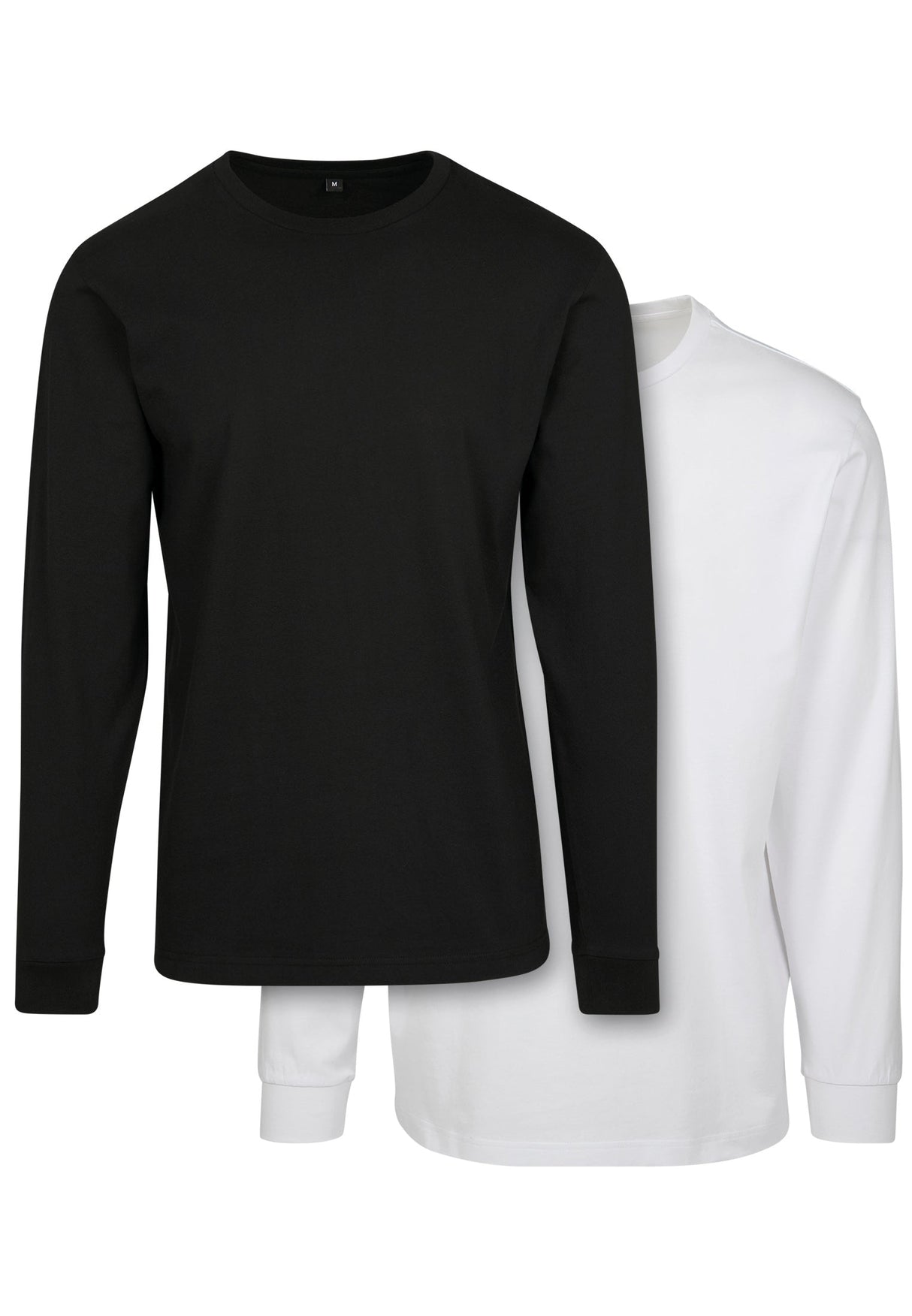 Build Your Brand Long Sleeve With Cuff Rib