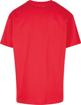 Build Your Brand Heavy Oversized Tee - City Red