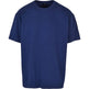 Build Your Brand Heavy Oversized Tee - Dark Blue