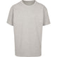 Build Your Brand Heavy Oversized Tee - Grey