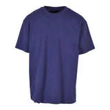 Build Your Brand Heavy Oversized Tee - Light Navy