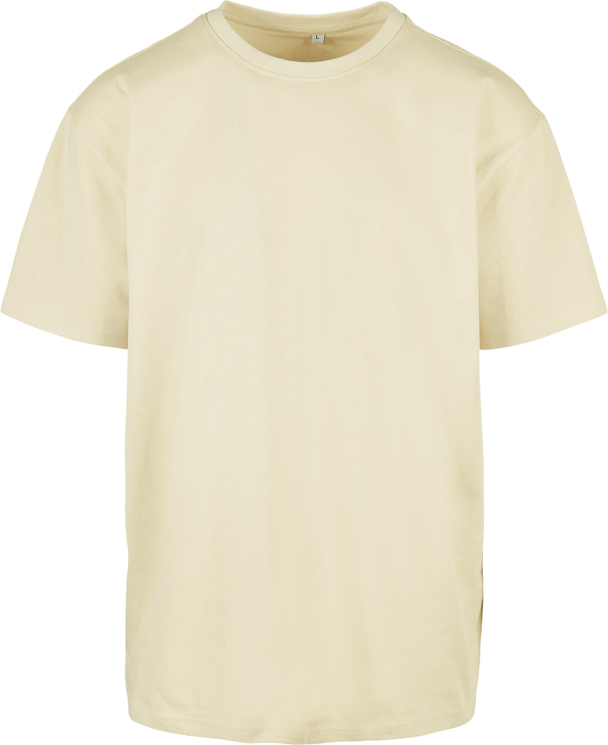 Build Your Brand Heavy Oversized Tee - Soft Yellow