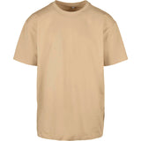 Build Your Brand Heavy Oversized Tee - Union Beige
