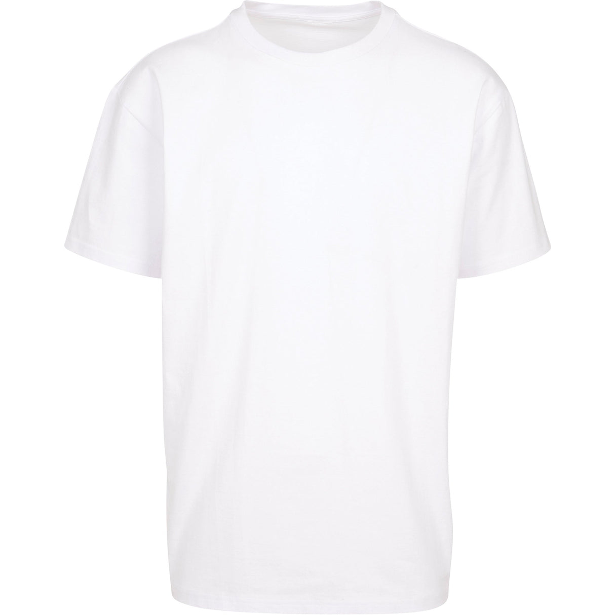 Build Your Brand Heavy Oversized Tee - White