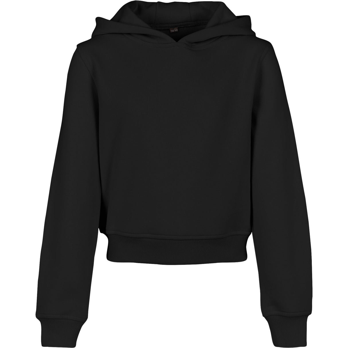 Build Your Brand Girls Cropped Sweat Hoodie