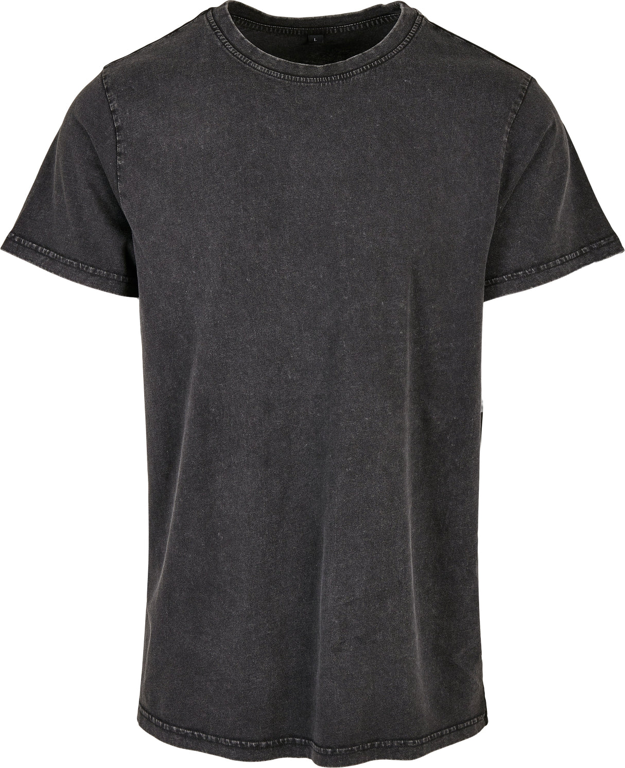 Build Your Brand Acid Washed Round Neck Tee