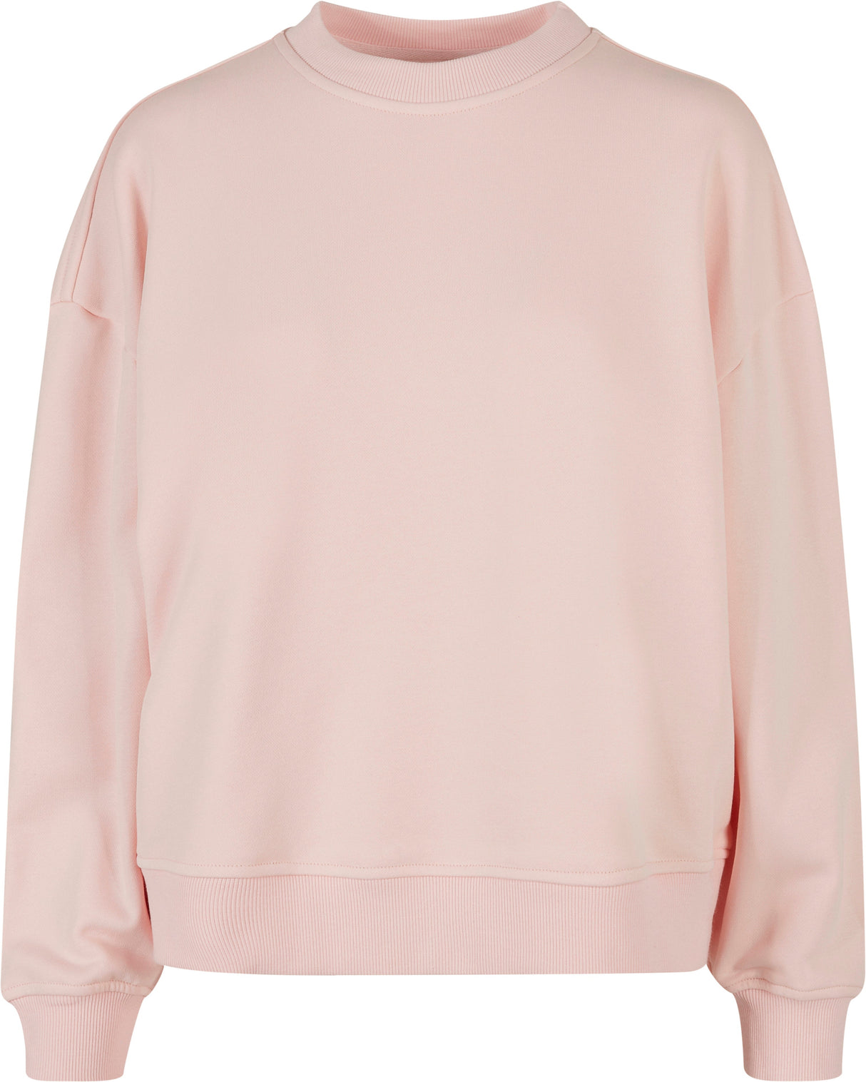 Build Your Brand Women's Oversized Crew Neck Sweatshirt