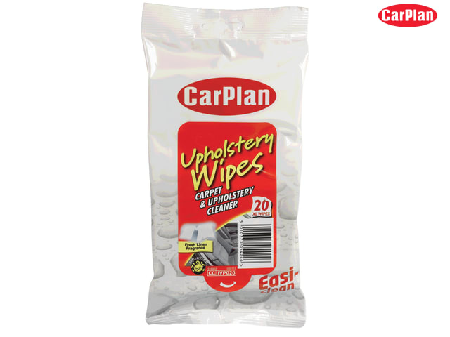 CarPlan Upholstery Wipes (Pouch of 20)