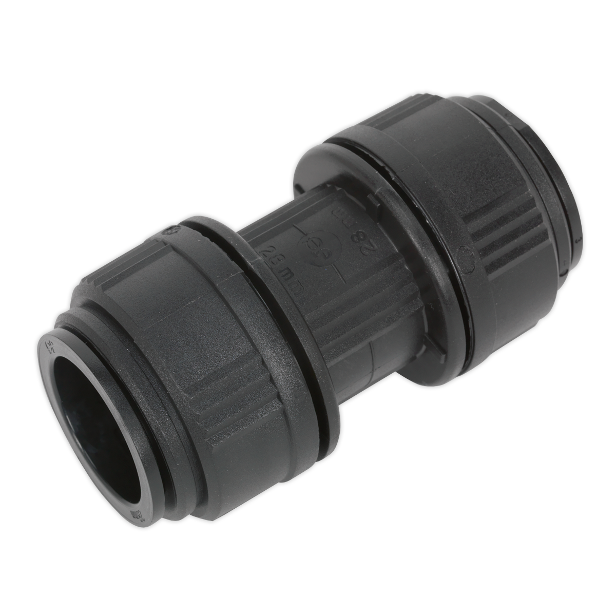 Sealey Straight Connector Ø28mm Pack of 5 (John Guest Speedfit® - PM0428E)