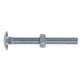 Sealey Coach Bolt & Nut DIN 603 - M8 x 75mm Zinc Pack of 50