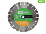 CorePlus AB300E Elite Abrasive & Asphalt Diamond Blade 300mm