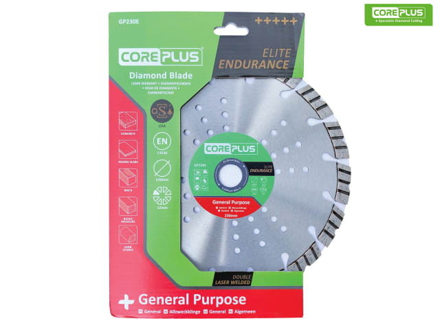 CorePlus GP230E Elite General-Purpose Diamond Blade 230mm