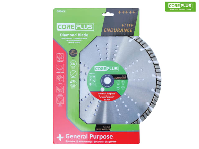 CorePlus GP300E Elite General-Purpose Diamond Blade 300mm