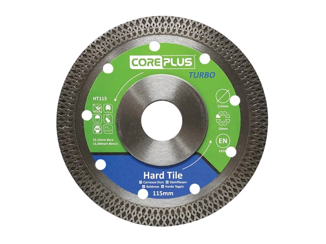 CorePlus HT115 Hard Tile Turbo Diamond Blade 115mm