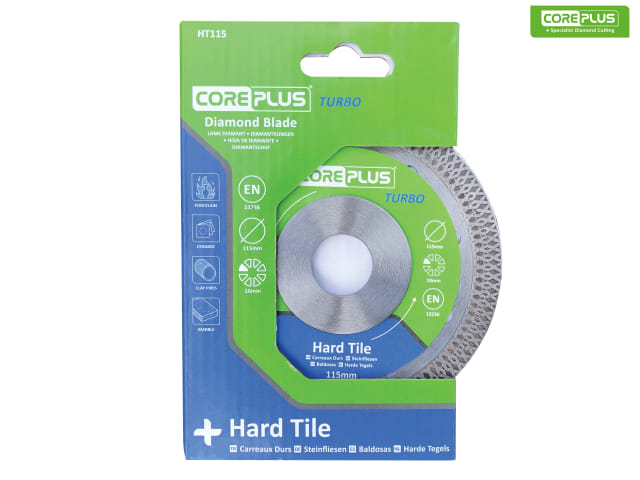 CorePlus HT115 Hard Tile Turbo Diamond Blade 115mm