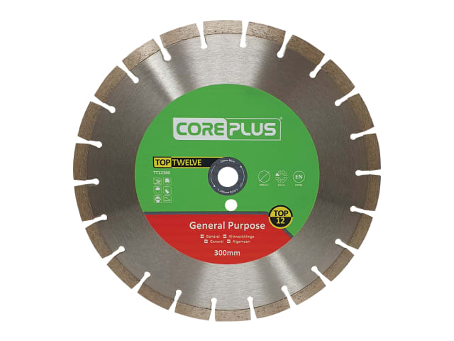 CorePlus Top Twelve General Purpose Diamond Blade 300mm