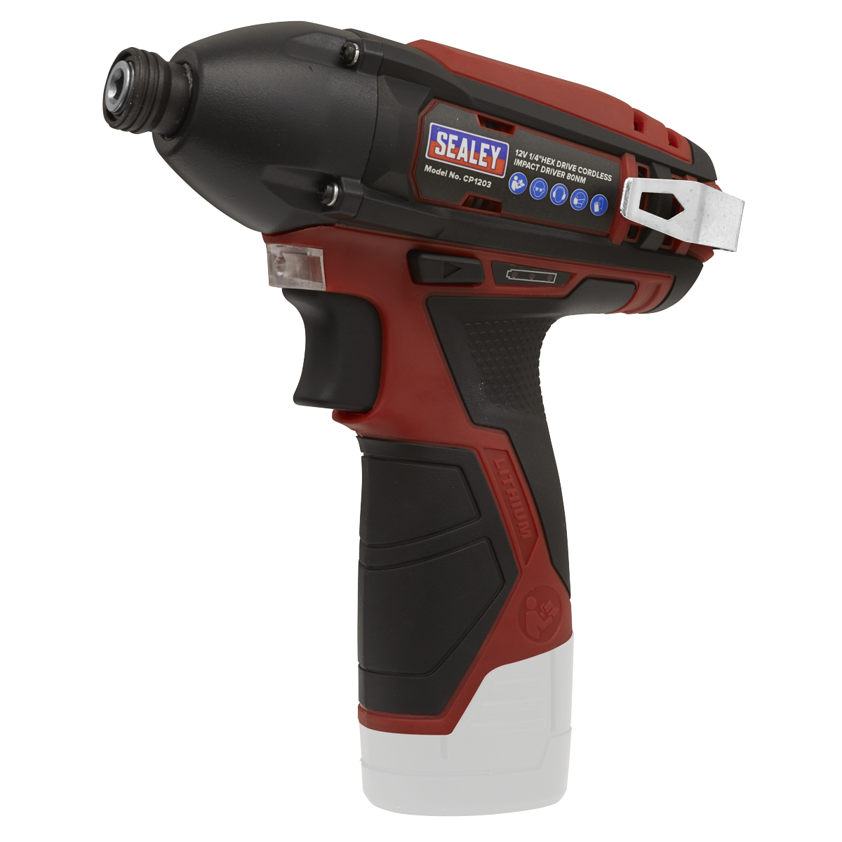 Sealey Cordless Impact Driver 1/4"Hex Drive 12V SV12 Series - Body Only