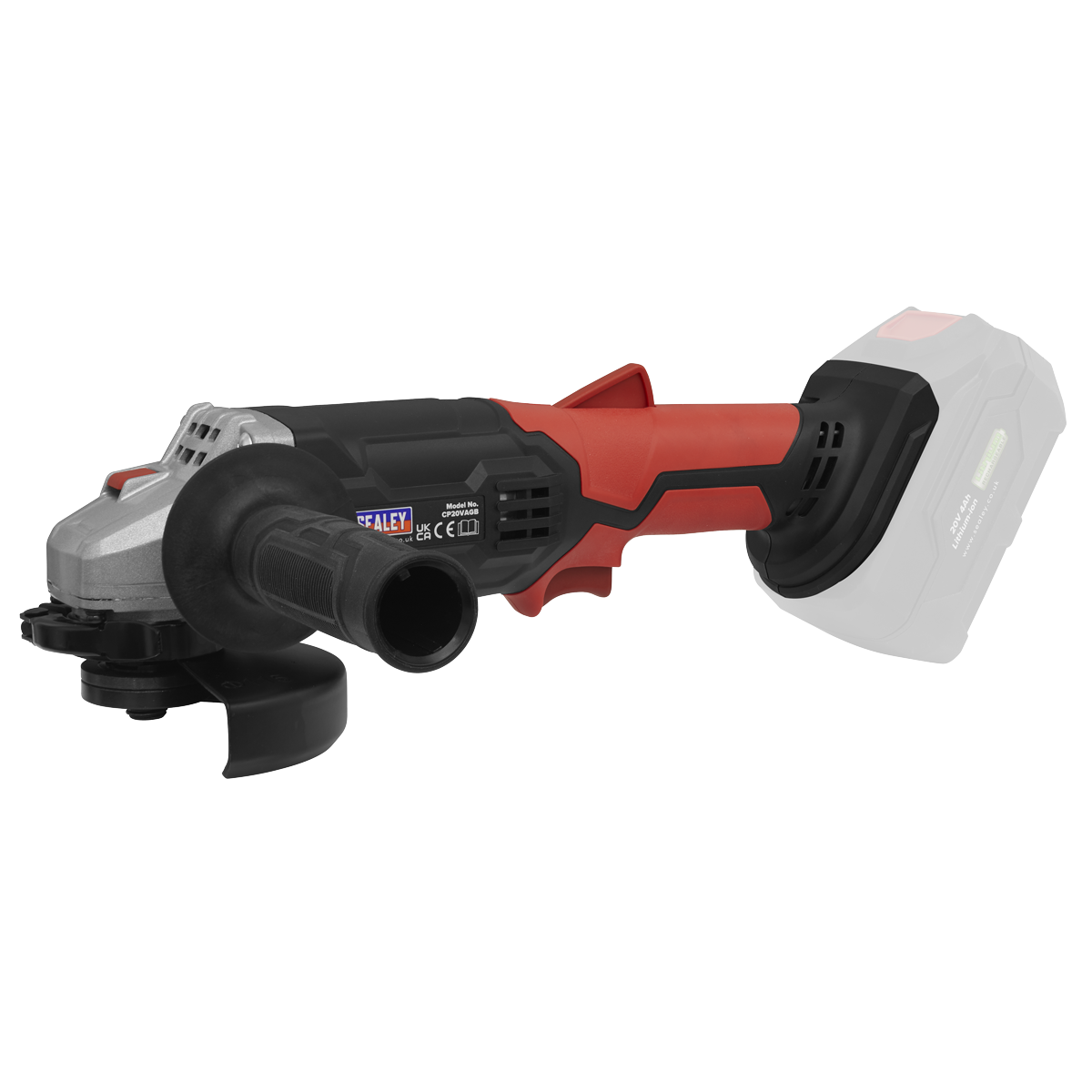 Sealey Cordless Angle Grinder Ø115mm 20V SV20 Series - Body Only