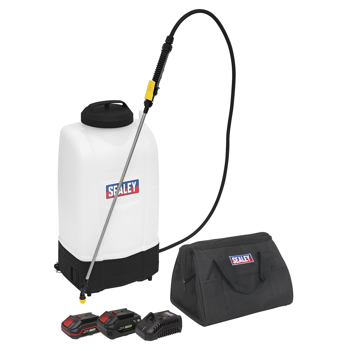 Sealey Cordless Garden Backpack Sprayer 20V SV20 Series 15L  2 Batteries