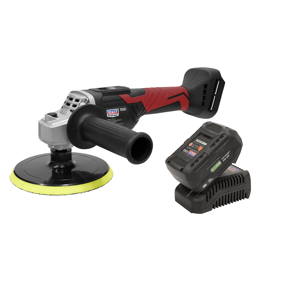 Sealey Cordless Rotary Polisher Kit 20V 4Ah SV20 Series Ø150mm