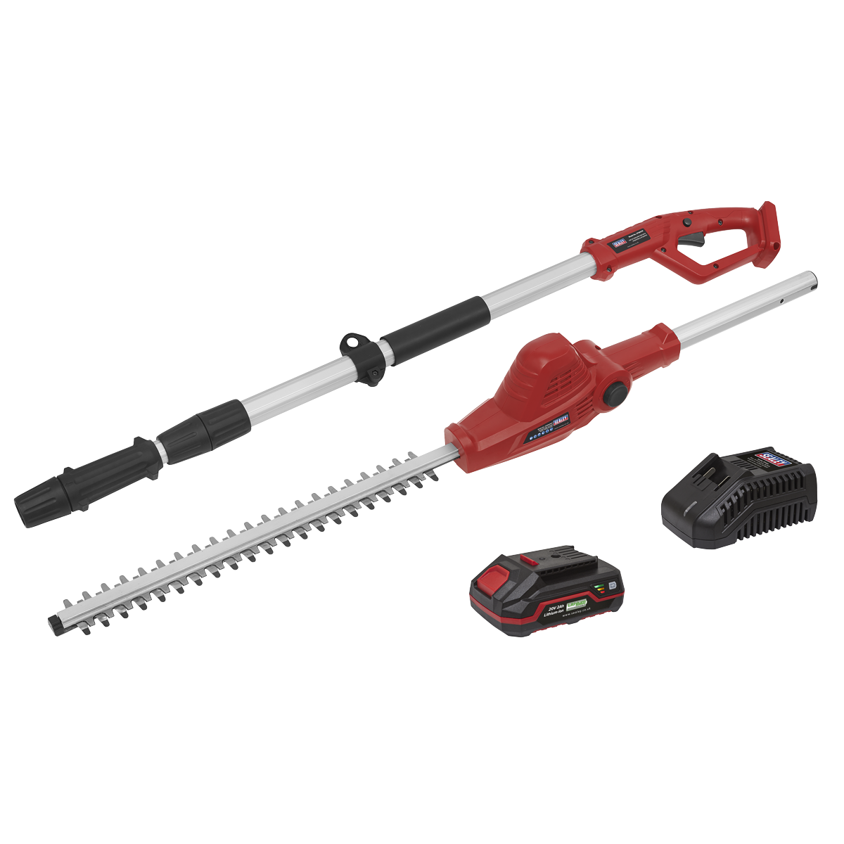 Sealey Cordless Telescopic Hedge Trimmer Kit 20V 2Ah SV20 Series