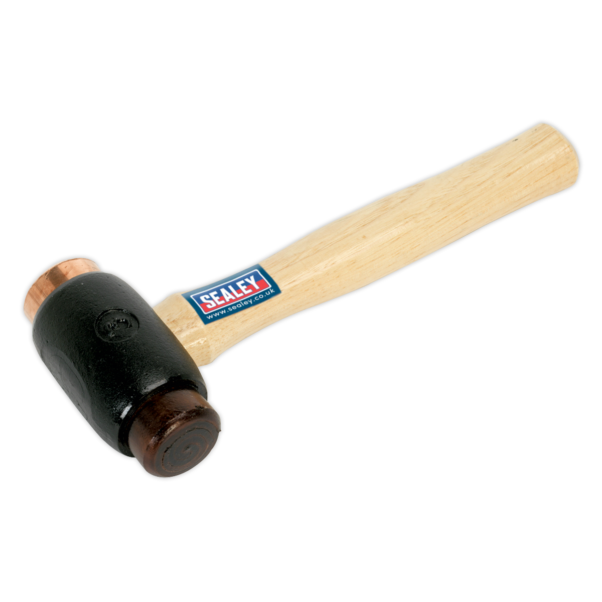 Sealey Copper/Rawhide Faced Hammer 3.5lb Hickory Shaft