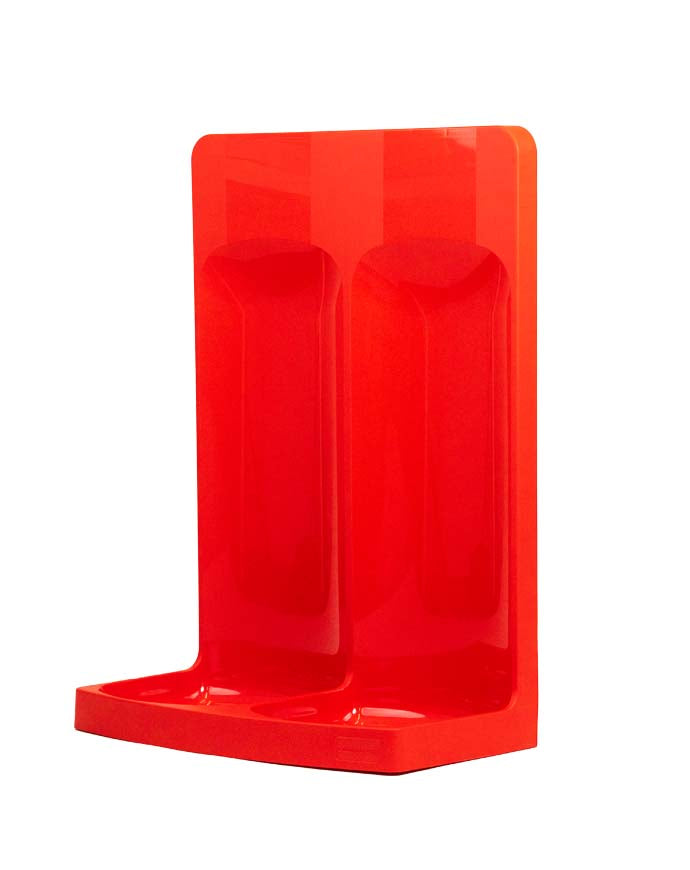 Commander Double Extinguisher Stand Red