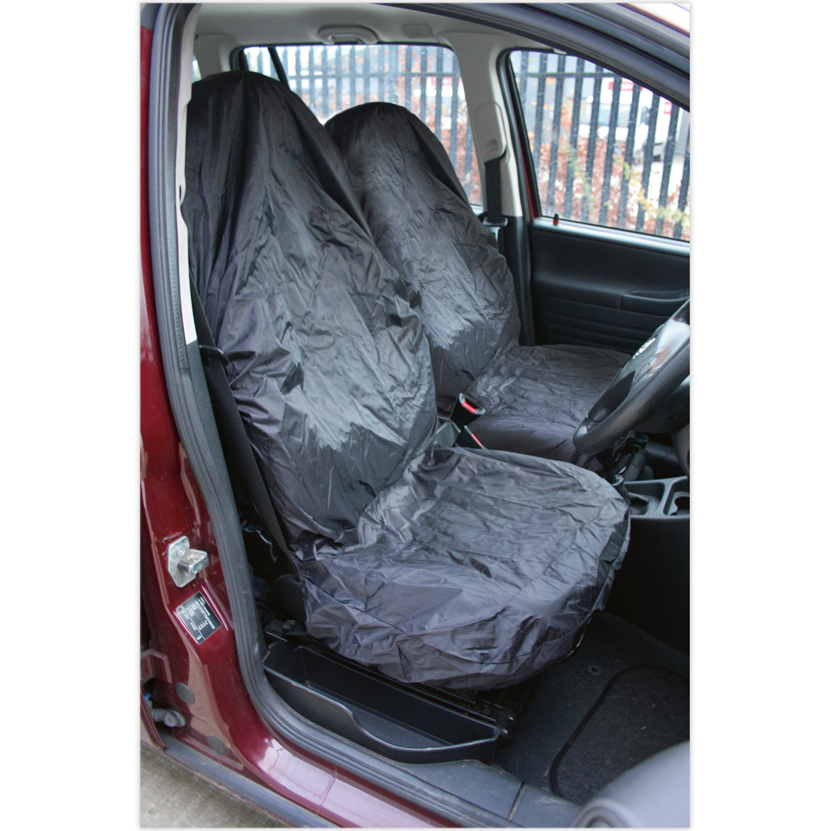 Sealey Front Seat Protector Set 2pc Lightweight