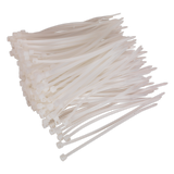 Sealey Cable Tie 100 x 2.5mm White Pack of 200